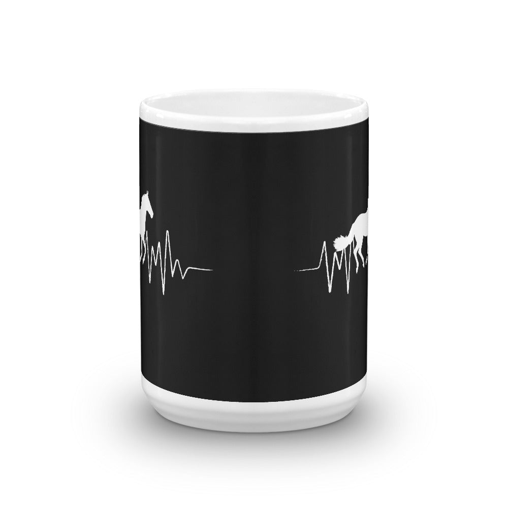 Horse heartbeat Mug ceramic mug for horse lovers