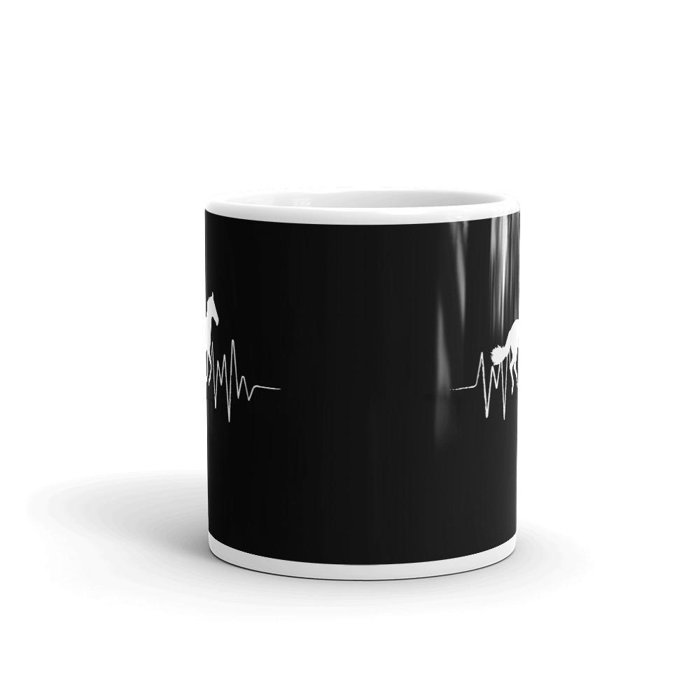 gift for horse lover Horse heartbeat Mug