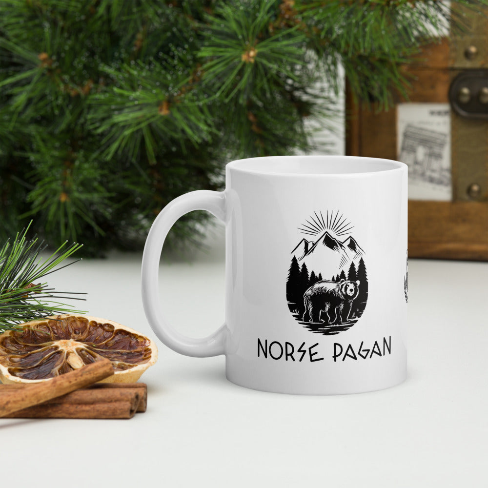 Norse Pagan Ceramic White Mug