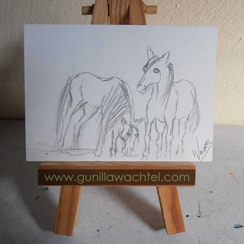 30 Days of Horses - ACEO #1