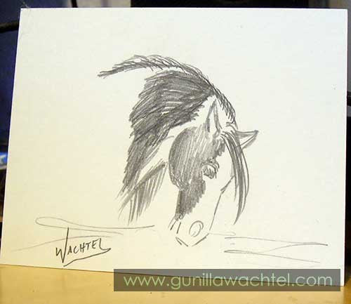 30 Days of Horses - ACEO #3