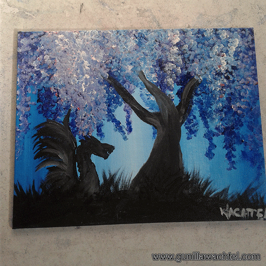 Dreamy Blossom Tree and Dragon