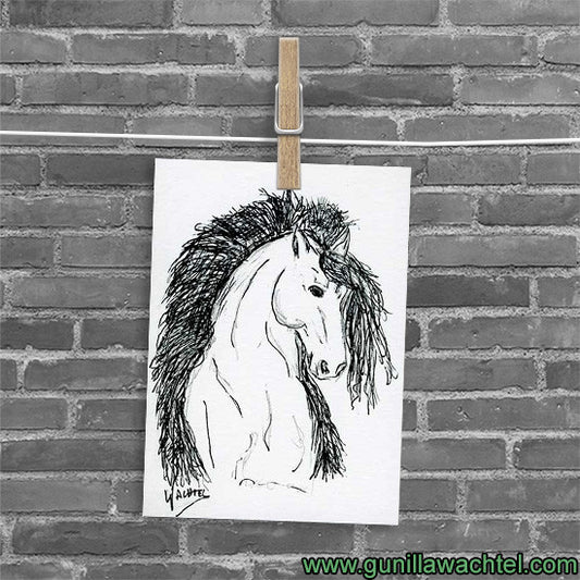 A Friesian Horse - Inspiration Behind Artwork