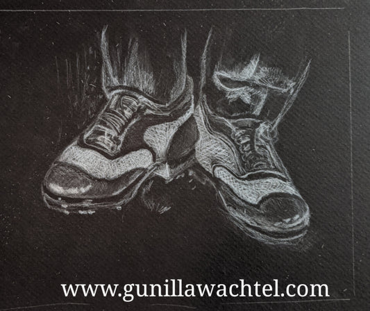 Work in progress update, shoes art study