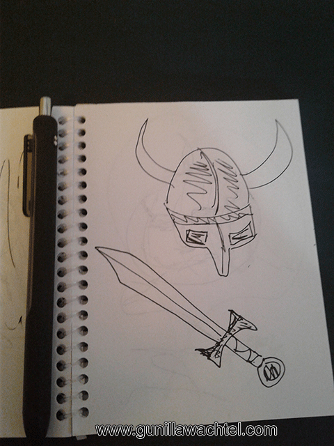 Pages from the Sketchbook - Viking Sketches