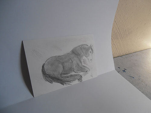 ACEO Horse Drawing eBay Auction