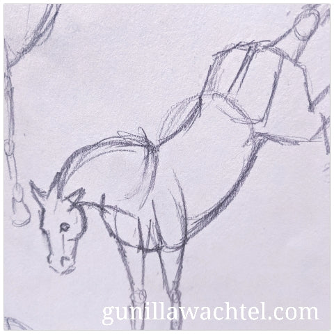 Horse Anatomy and Pose Studies 2