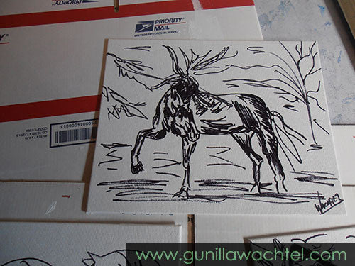 Fun Canvas Marker Drawing