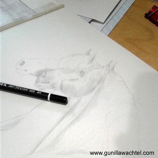 Horse Artwork in progress