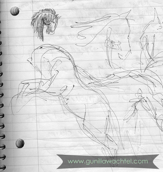 Sketchbook Gestural Horse Quick Sketches