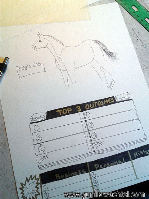 Behind the Scenes - Working on Some Planner Pages