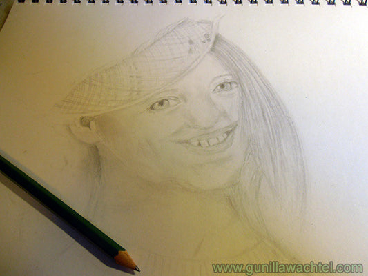 Studio Wednesday - Young Girl Portrait Work In Progress
