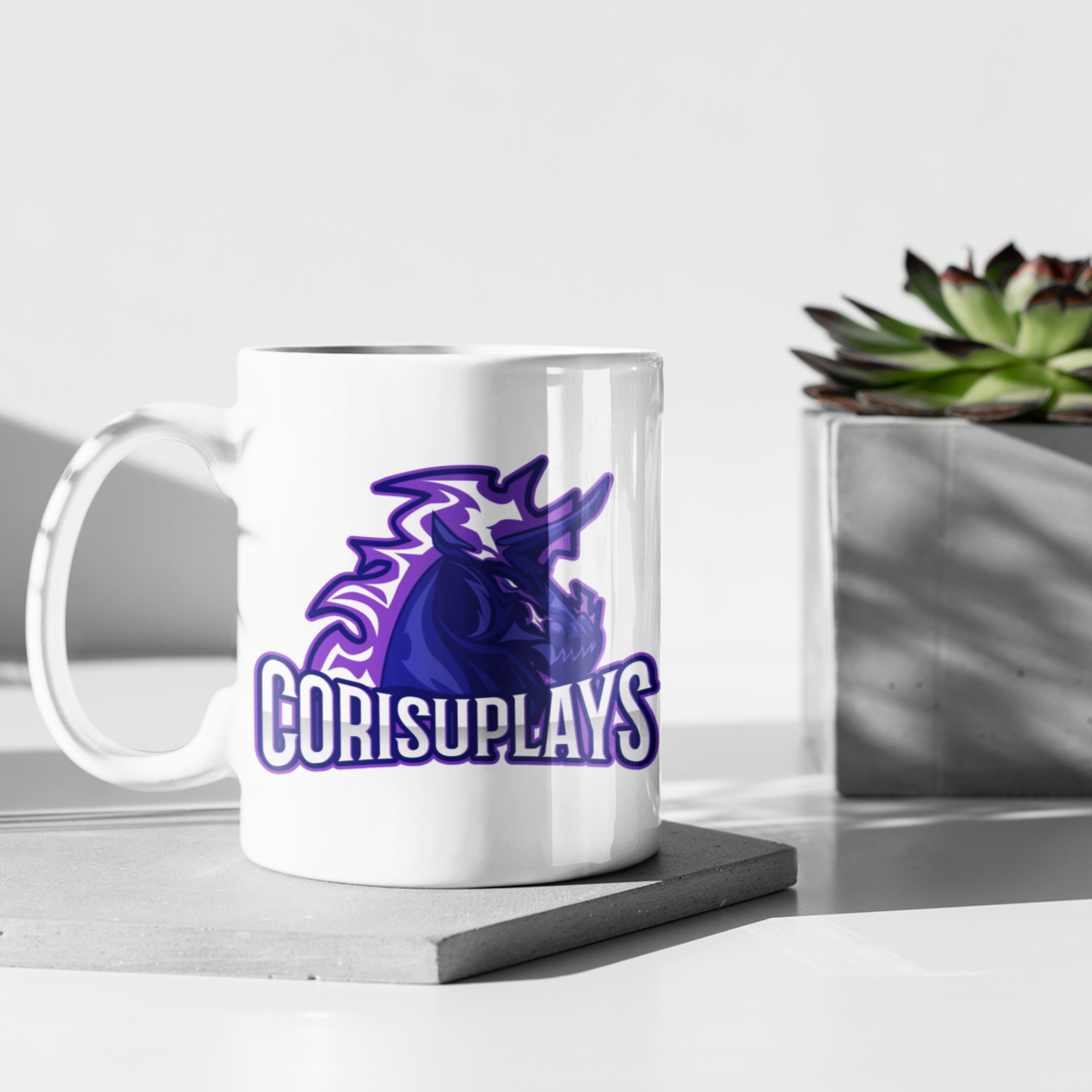 CorisuPlays logo gaming mug