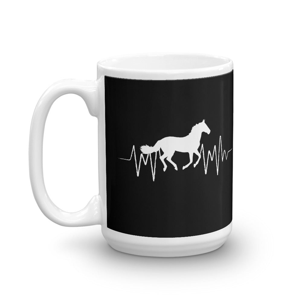 Horse heartbeat Mug coffee mug