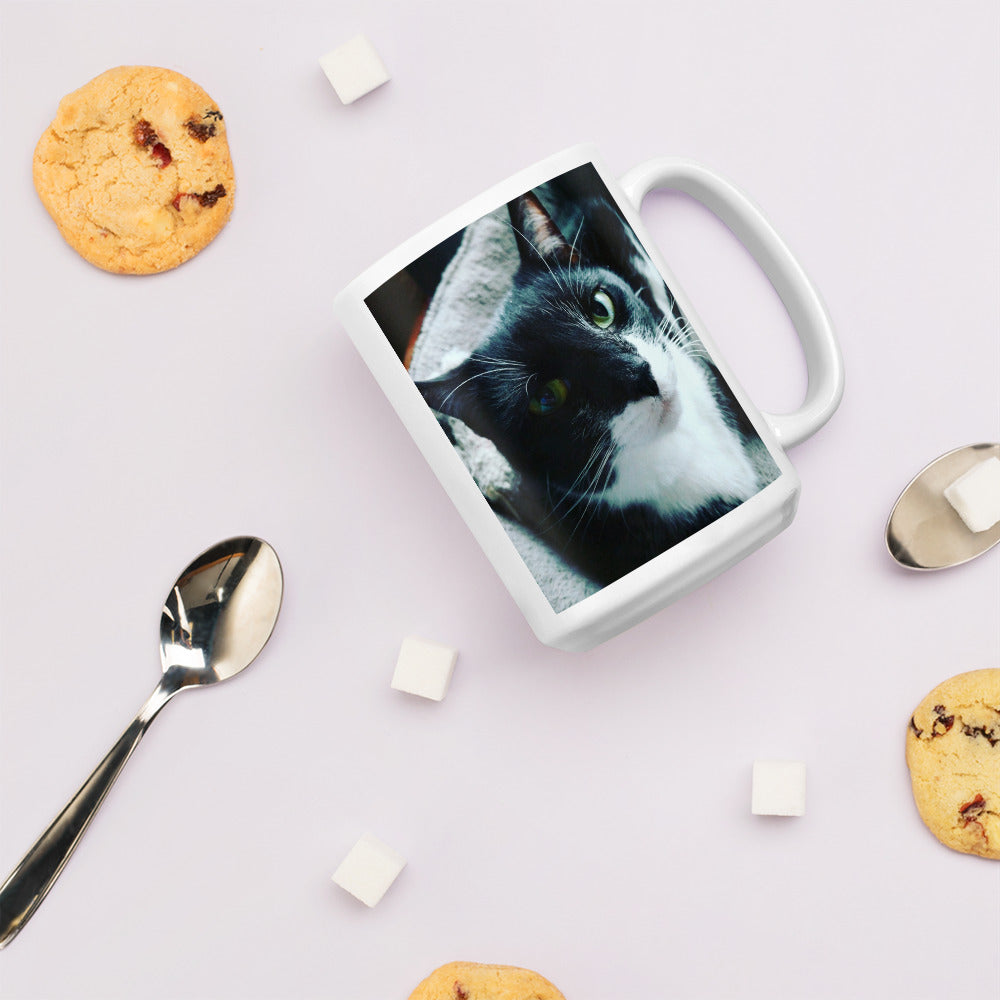 Tuxie the Tuxedo Cat Mug gifts for cat lovers