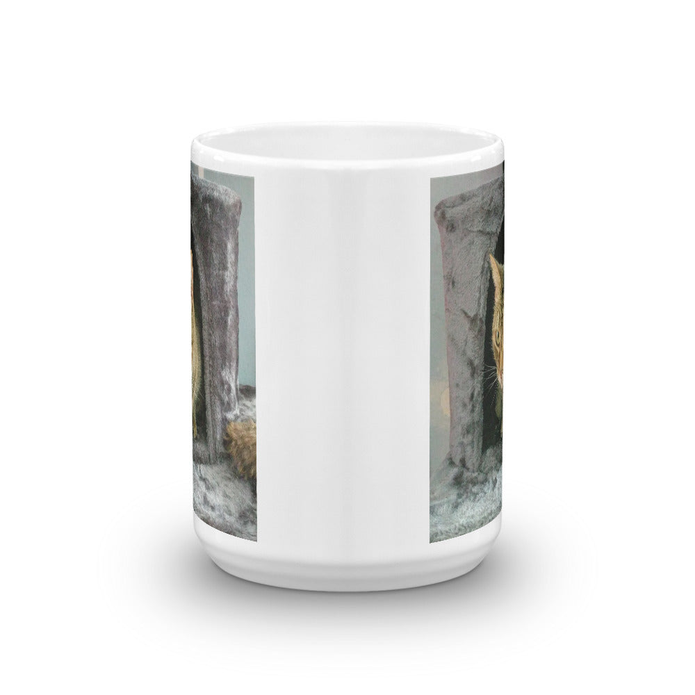 Tiggy The Tabby Cat Studio Helper Mug feline