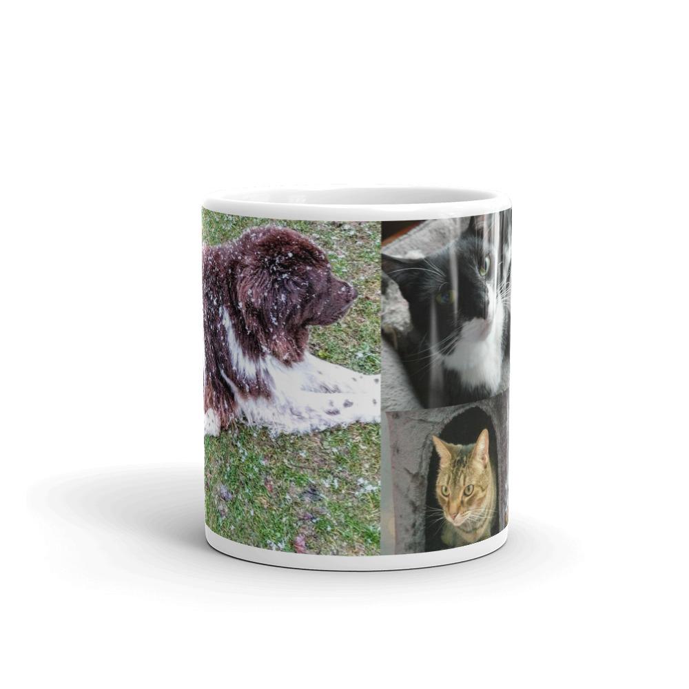 Studio helpers crew cats dog Mug