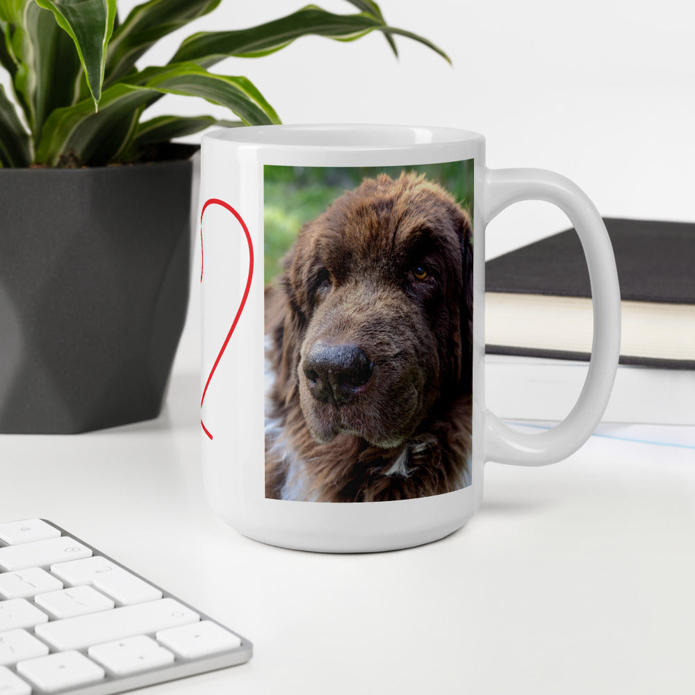 Cleo the Newfoundland Dog Landseer Mug newfie