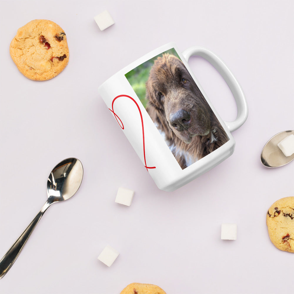 Cleo the Newfoundland Dog Landseer Mug newf