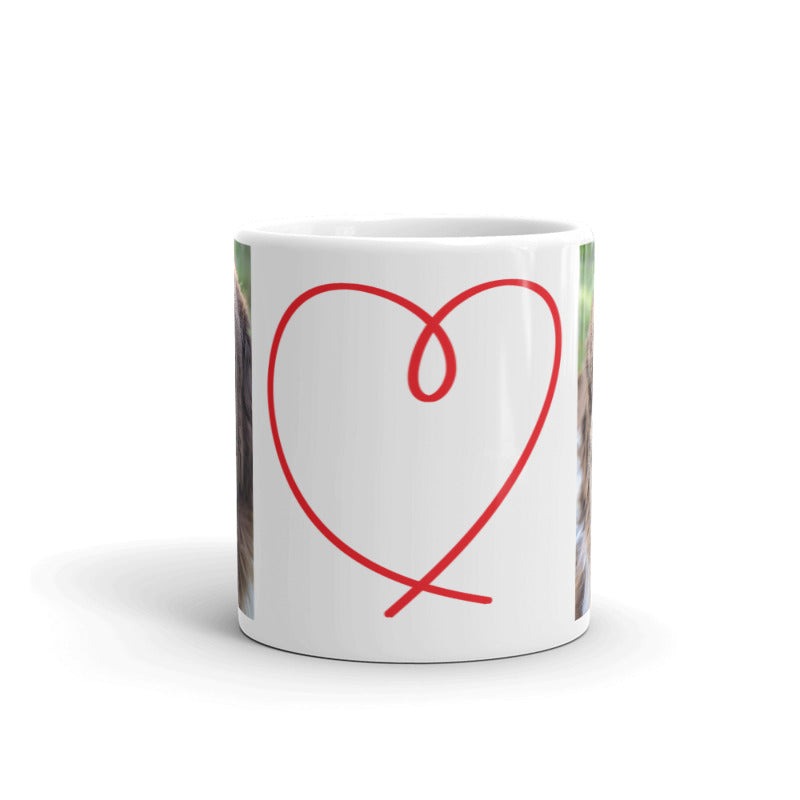 heart Cleo mug 11 oz